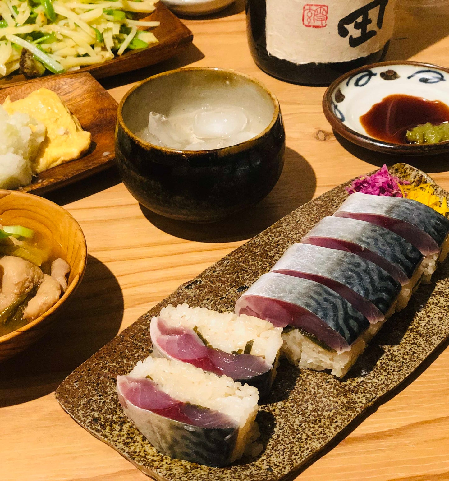 ◉朝獲れサバの昆布〆サバ 半身3pcセット 中〜大サイズ 鮮度を感じるお刺身感覚の浅〆のしめ鯖です