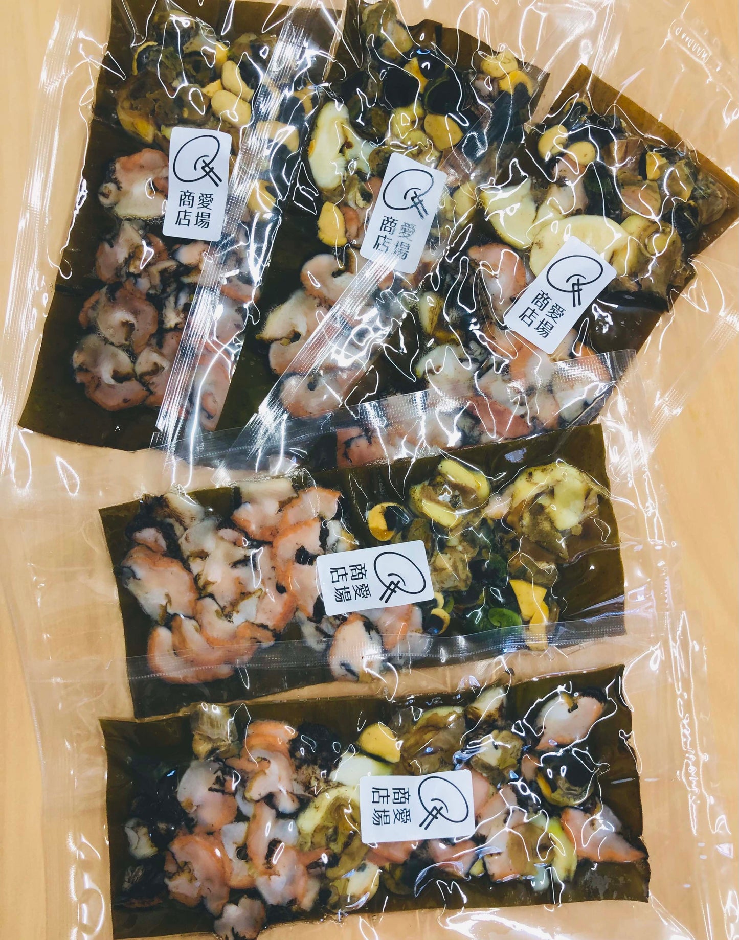 旬!サザエの昆布締め4pcセット