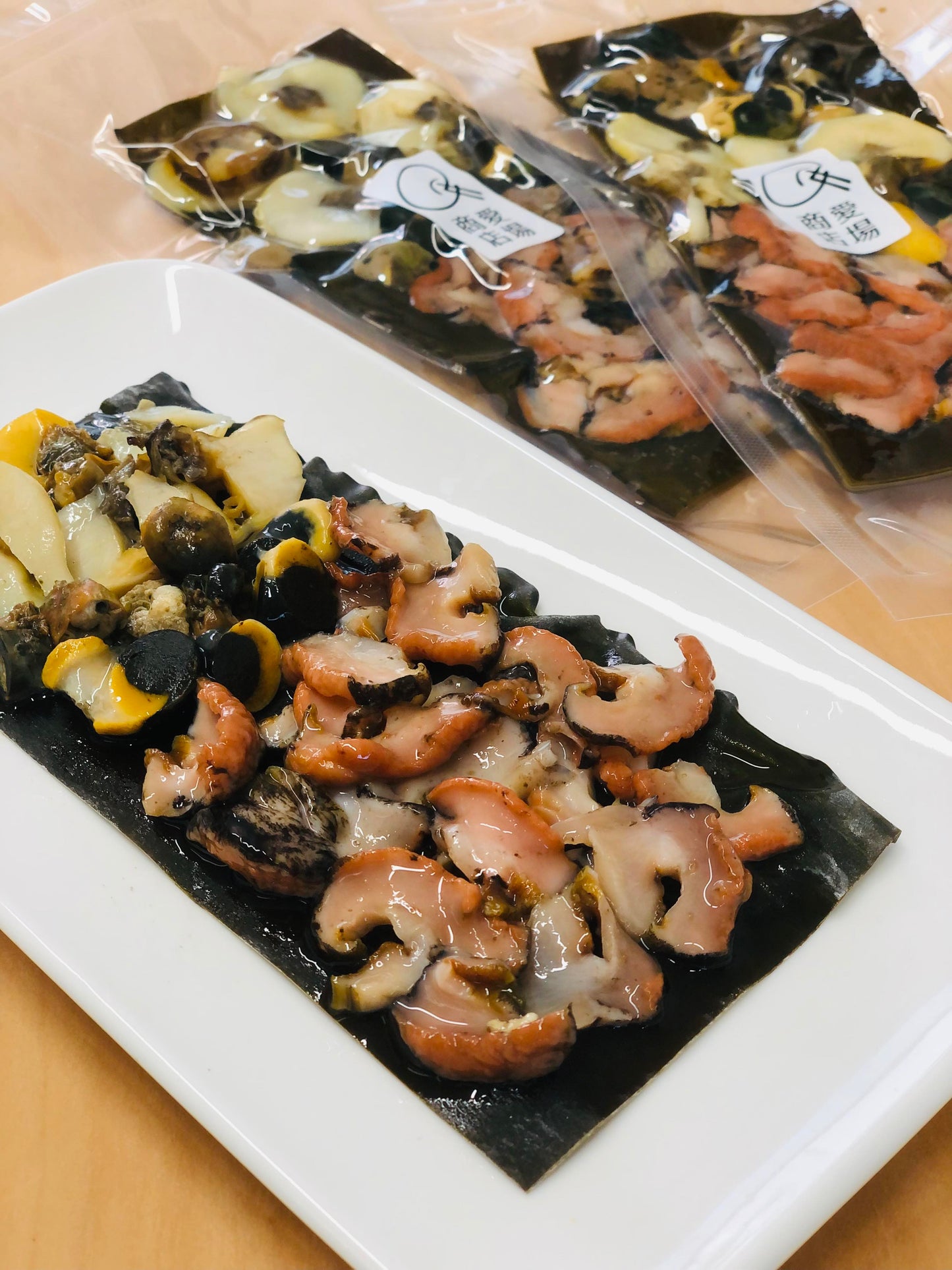 旬!サザエの昆布締め4pcセット
