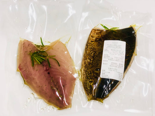 ◉お正月に福来る魚!福来魚(フクラギ)の炙り生ハム!お得な2尾分(半身×4pc) ぶりに出世する富山の縁起魚