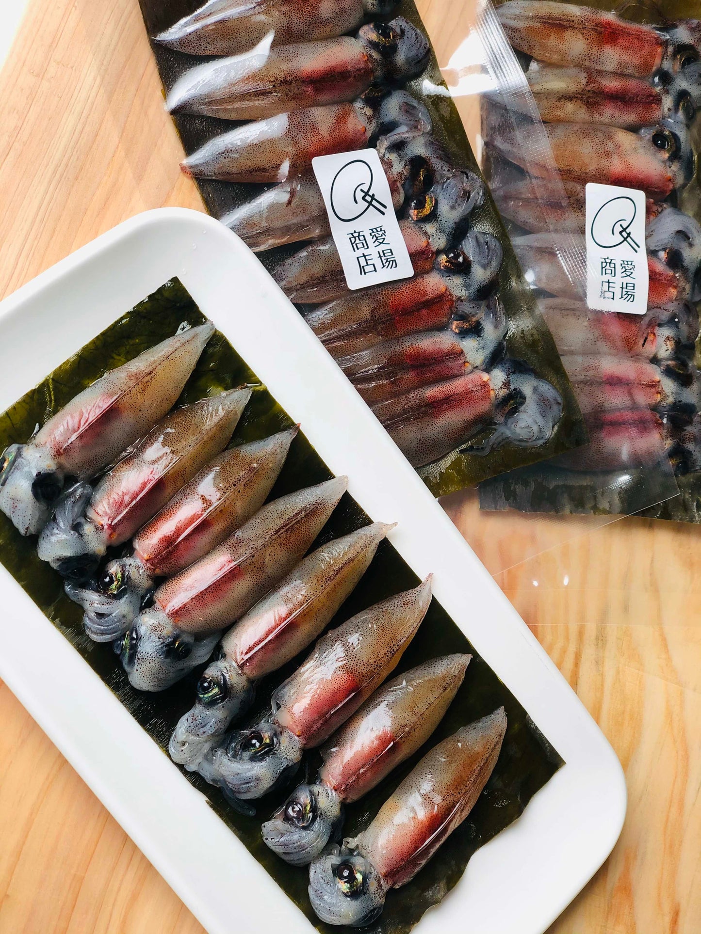 ◉富山ホタルイカの昆布〆3pcセット 肝もまるごと味わえるホタルイカ昆布じめです!