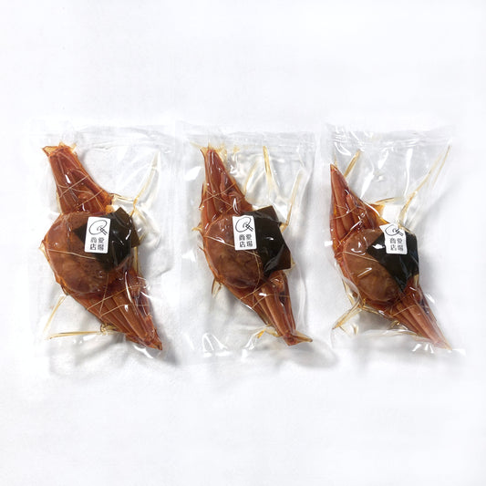 ◉人気!生で食べる香箱ガニの船上漬け3杯 これぞ酒泥棒!究極の酒のアテ!