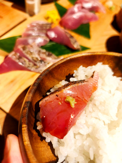 ◉鮮度が良いからこそのスマガツオ！上質な赤身　お刺身用　三枚おろしまるごと1尾分冷凍　600g〜 /1尾