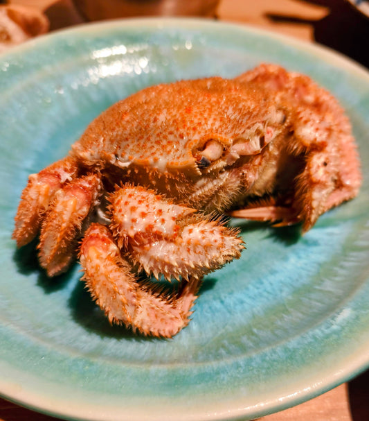 ◉獲れ次第の発送！富山の湯上がり毛蟹さん！2〜3杯大きさミックス合計1kg〜  とれたて活毛蟹を〆て茹でてマイナス60℃で旨み閉じ込めました！