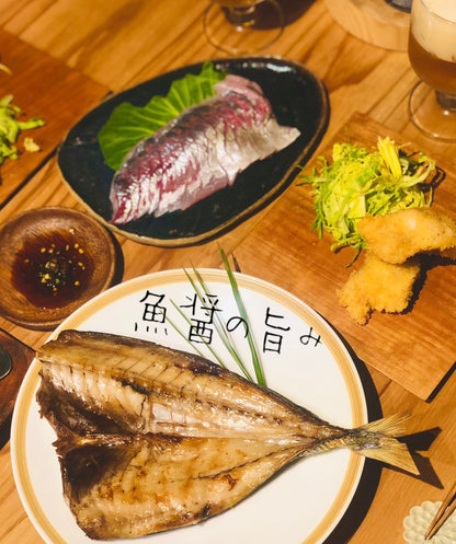 ★食べ応えの大ぶりサイズ！鯵の魚醤干し3枚　とれたて刺身用鯵で作る自家製魚醤の一夜干し　鮮度を感じる干物！