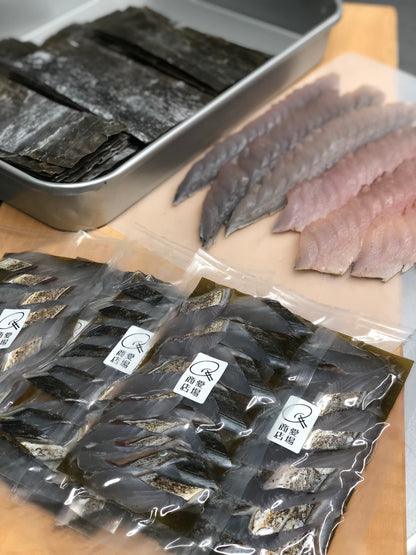 朝獲れ天然魚の昆布〆！富山湾オススメ3種×2pcずつ（計6パックセット）