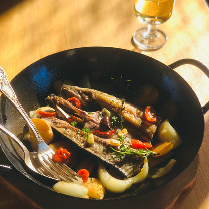 縁起魚サゴシの香草干し3尾分（半身×6pc）☆オイル焼き、アクアパッツアにおすすめの洋風干物